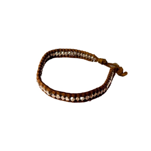 Chan Luu Jewelry - Vintage Chan Luu Leather & Sterling 925 Bracelet